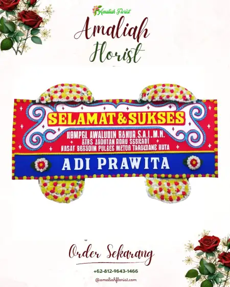 Papan Bunga Ucapan Selamat Sidolaju